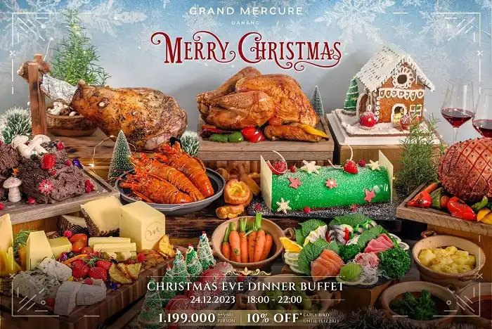 Grand Mercure Danang ưu đãi đến 25% đại tiệc giáng sinh và năm mới
