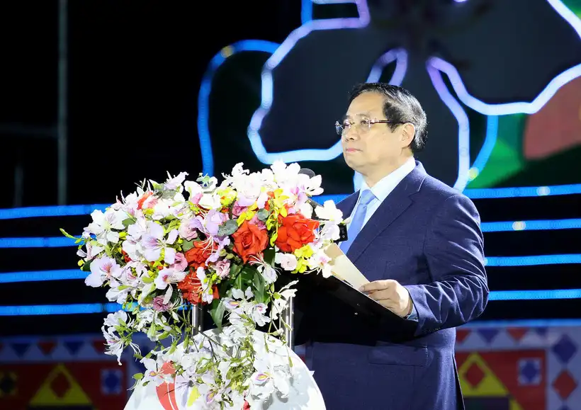 Thủ Tướng Chính phủ Phạm Minh Chính phát biểu.